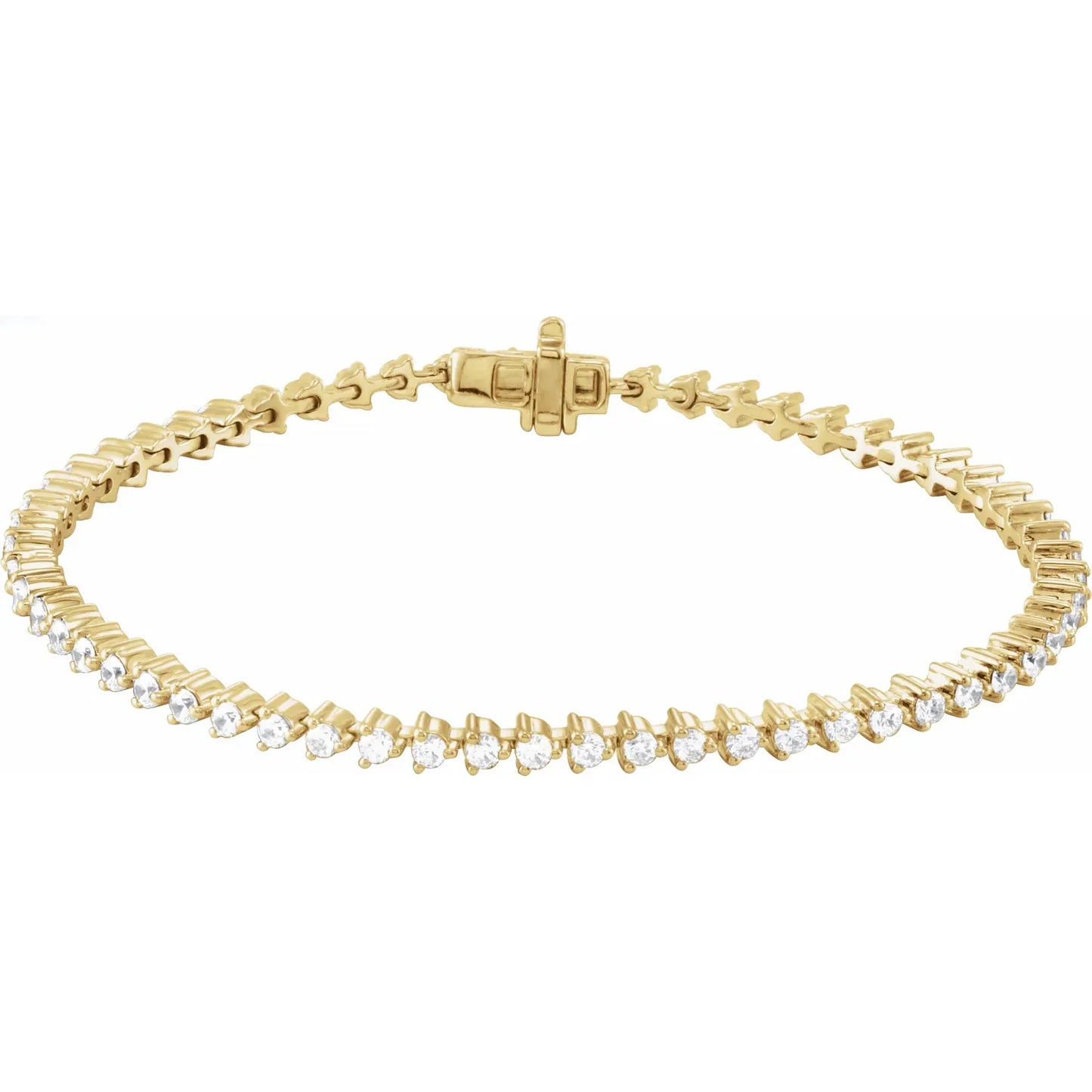 3 CTW Diamond Tennis Bracelet (Natural Diamond and Lab-Grown Diamond Options Available)
