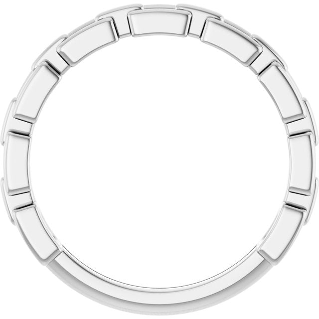 Chain Link Ring (Sterling Silver)