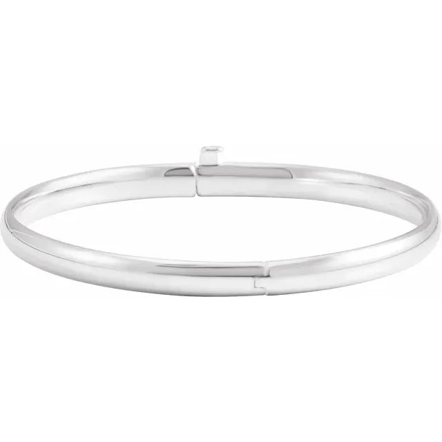 14k Gold Baby Bangle Bracelet (5.5”)