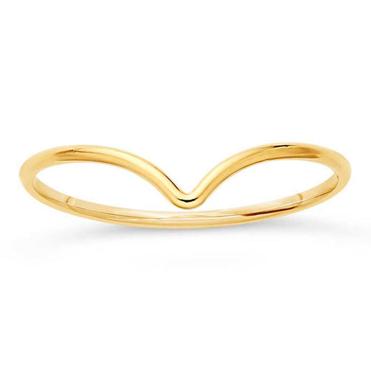14k Gold-Filled Chevron Ring