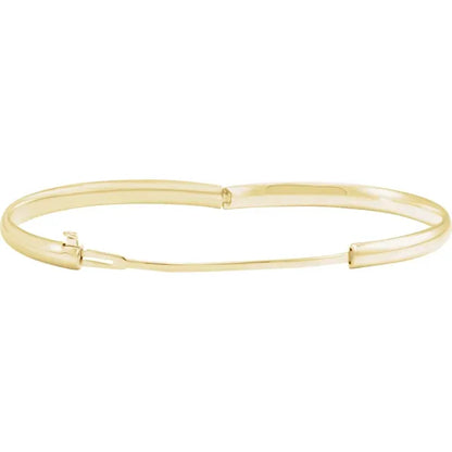 14k Gold Baby Bangle Bracelet (5.5”)
