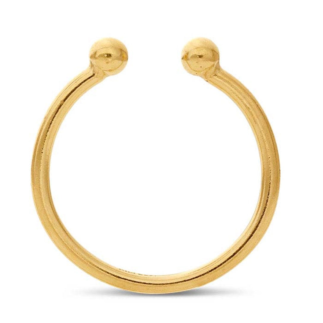 14k Gold-Filled Open Bead Ring