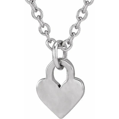 Engravable Heart Necklace