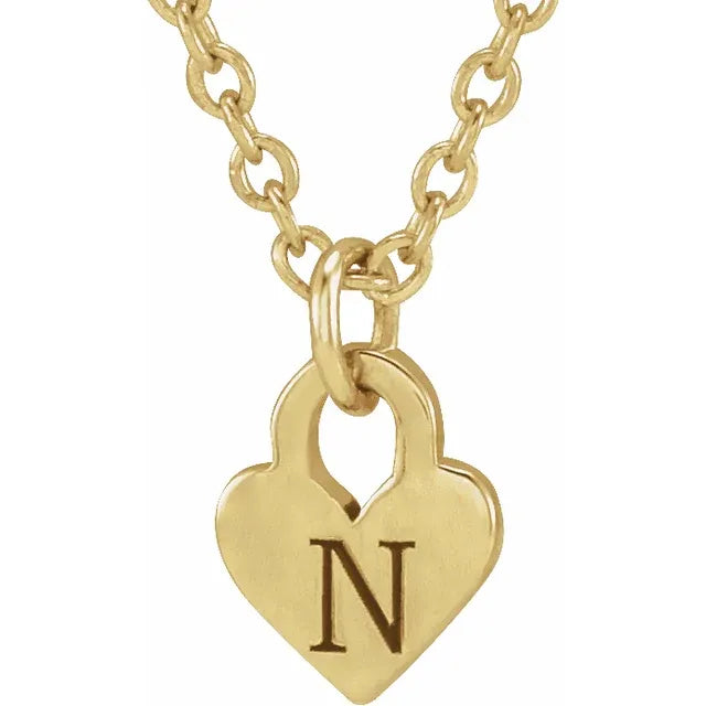 Engravable Heart Necklace