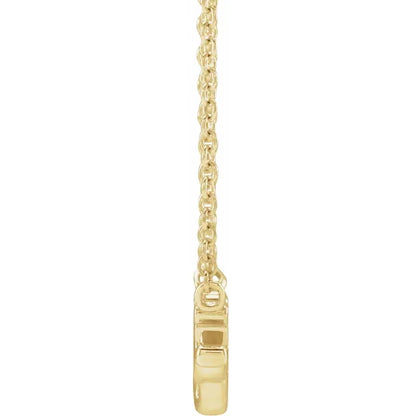 Gigi Lowercase Script Necklace