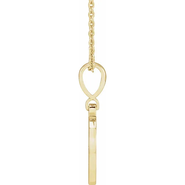 14k Yellow Gold Gigi Floral Necklace