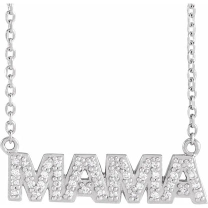 Mama Diamond Necklace