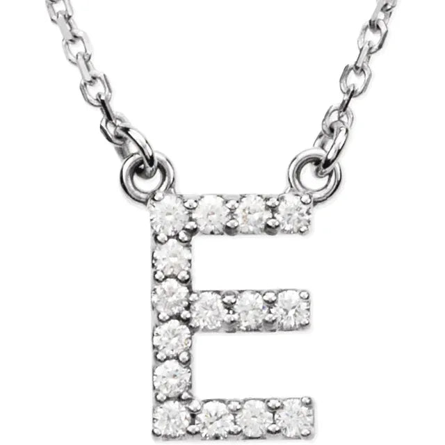 Initial Diamond Necklace