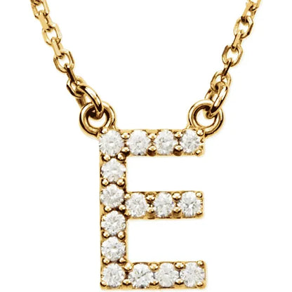 Initial Diamond Necklace